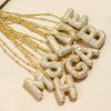 Pendant Necklaces Alphabet Collections