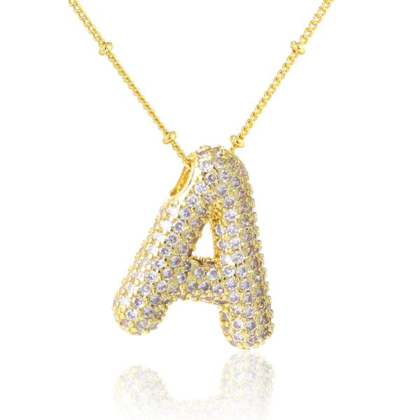 Pendant Necklaces with letter A