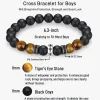 mumuco-8mm-tiger-eye-and-black-matte-beaded-elastic-bracelet-with-rhinestone-circle-always-remember 2