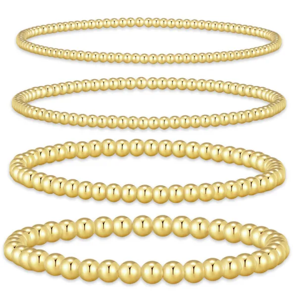 mumuco-minimalist-18k-gold-plated-3-6mm-beadedelastic-bracelet