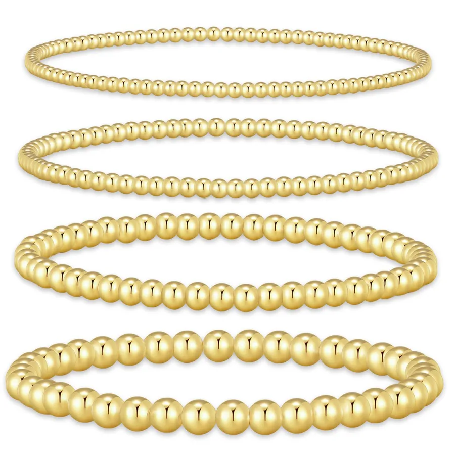 mumuco-minimalist-18k-gold-plated-3-6mm-beadedelastic-bracelet