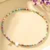 26-Letters-Mixed-Color-Beaded-Necklaces