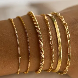 6-sets-14k-gold-plated-chain-bracelets-2