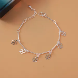 Student-Minimalist-925-Sterling-Silver-Plated-Bracelet-4-leaf